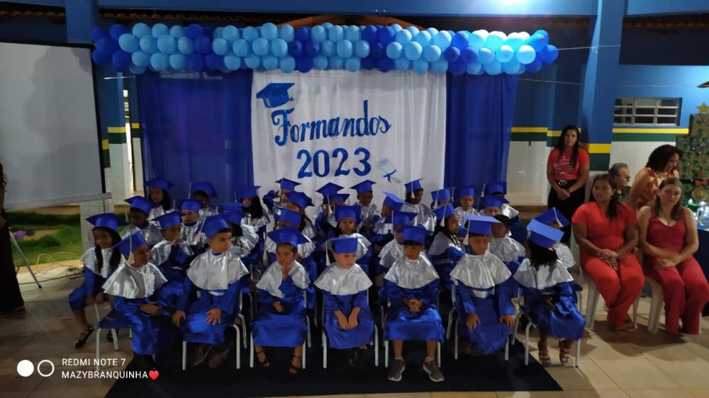 Formatura Creche Municipal José de Araújo Coelho, Município de Goiatins-to.