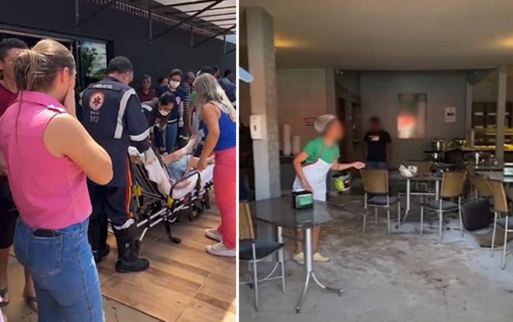 Explosão em restaurante de Palmas deixa quatro pessoas feridas, Foto- reprodução Andreia, Redes Sociais.