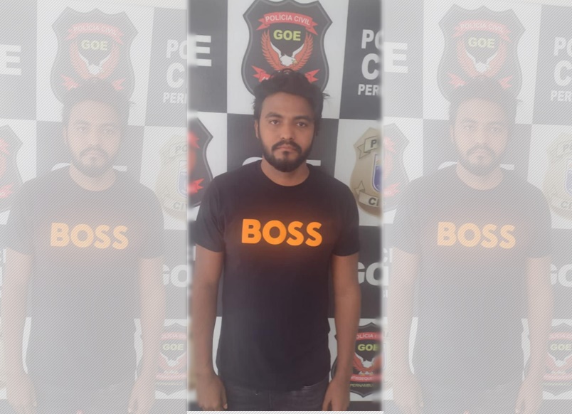 Leandro Fernandes Alves foi encontrado em um hotel, no bairro Pina, área nobre da capital Perrnambucana, Foto- Polícia Civil Pernambuco.