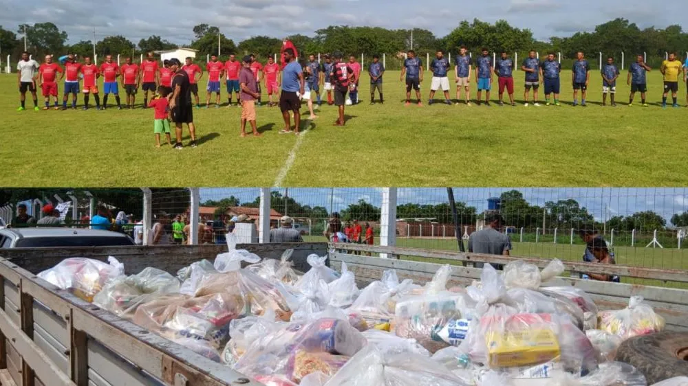 Futebol solidário em Alto-Lindo/Goiatins, Foto Recriação- Redação Notícia Tocantins.