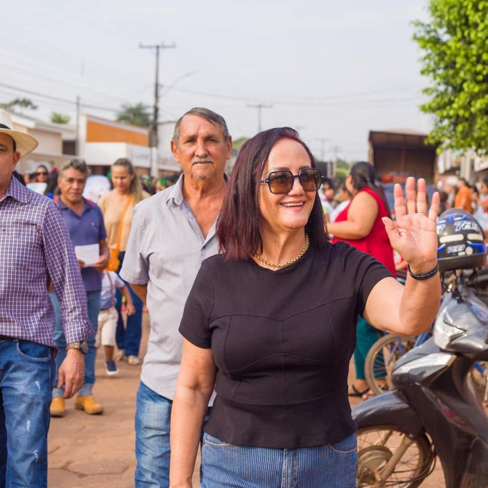 Prefeita de Itacajá-TO, Maria Aparecida Foto- Rede Social.
