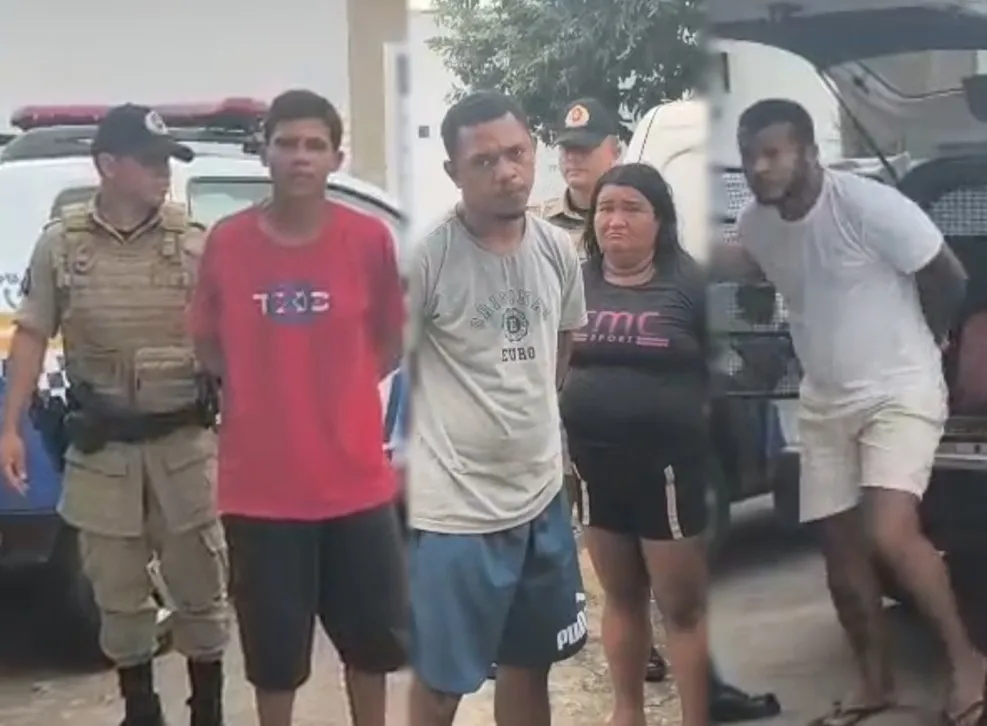 Ação da Polícia Militar estoura “boca de fumo”, apreende drogas, dinheiro e mãe e filho por tráfico no Centro de Araguatins – Foto: Reprodução / Alessandro Ferreira