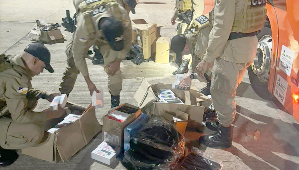 Operação contou com o apoio da Polícia Militar do Estado de Goiás 