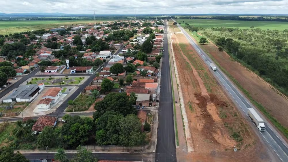 vista aérea de Talismã, Foto- Google.