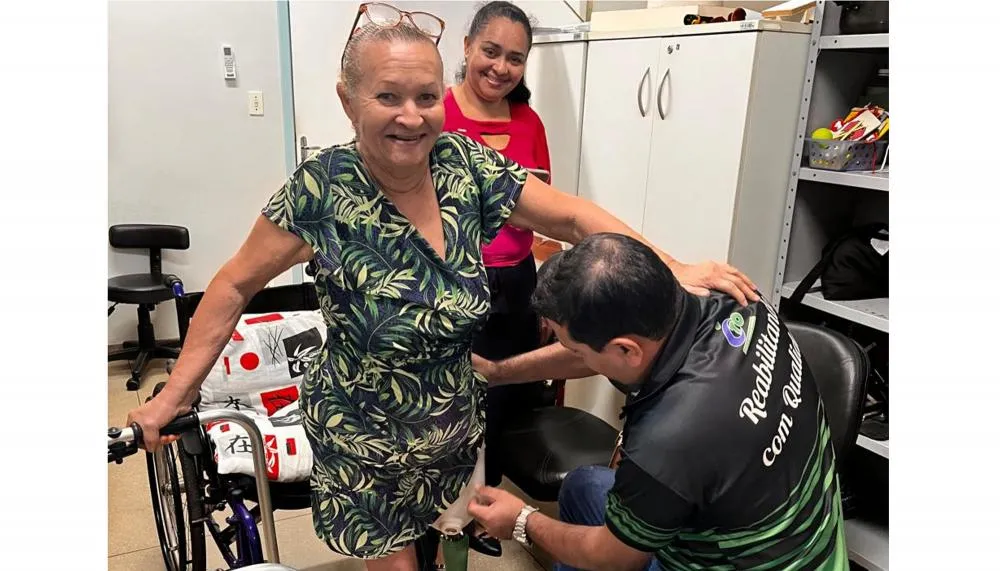 A aposentada Hermina Gonçalves da Cunha, moradora de Paraíso do Tocantins, vive um momento de recomeço