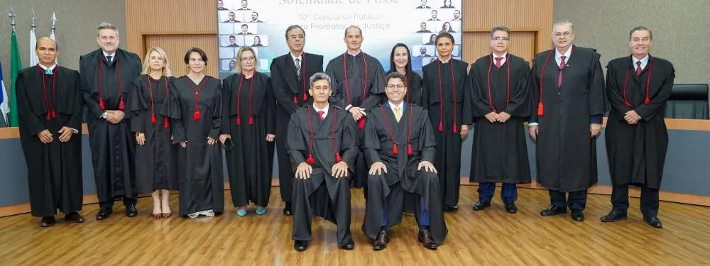 Os empossados à frente do Colégio de Procuradores de Justiça