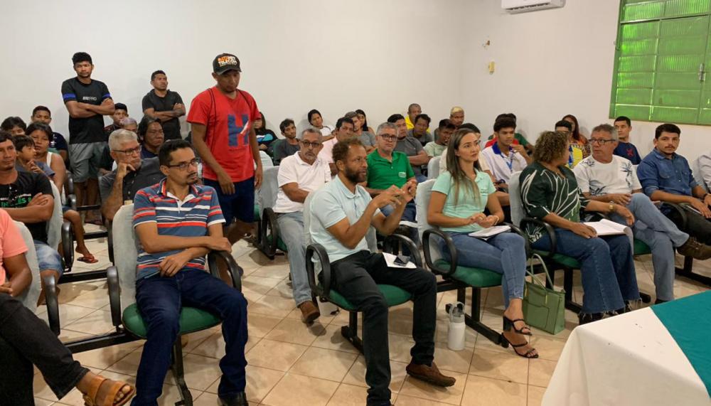 Reunião com beneficiários indígenas do PRONAF A