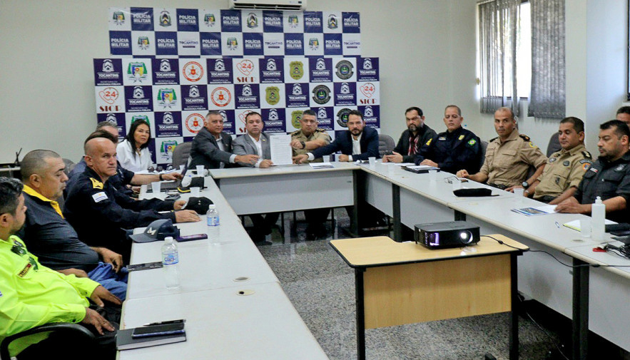 Em encontro realizado na manhã desta quinta-feira, 1° de junho, Forças de Segurança assinam portaria para o plano estratégico “Todos Pela Vida - Palmas Segura”