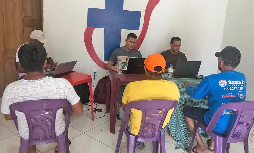 Na última semana, equipe realizou cadastramento de profissionais na região norte do Tocantins