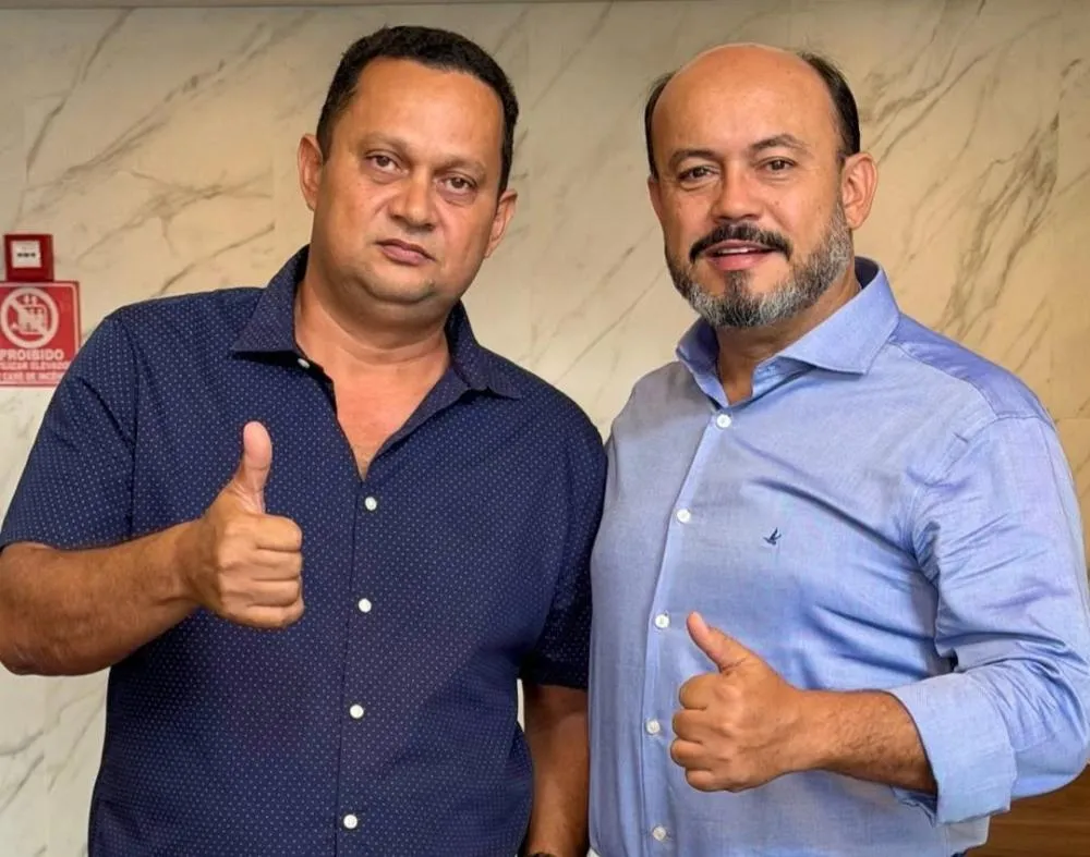 Vinicius Donnover e Sandoval Cardoso: parceria iniciada durante as gestões de 2014 se reflete no apoio à pré-campanha do ex-governador. Foto: Redes Sociais.