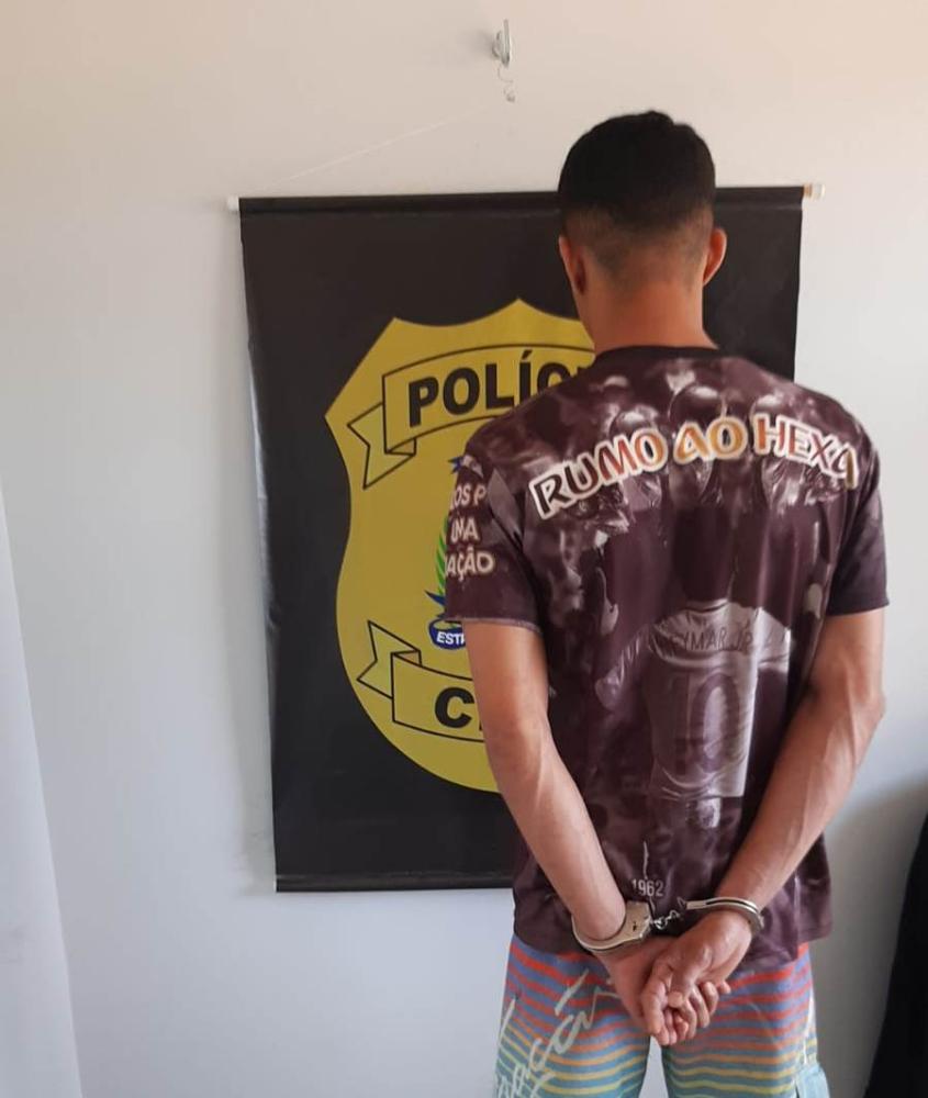 Jovem de 22 anos é suspeito de matar companheira a facadas — Foto: Divulgação/Polícia Civil