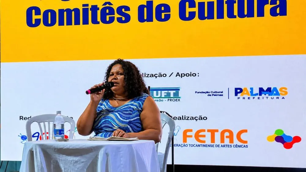 Personalidade quilombola falou sobre liberdade e superação.