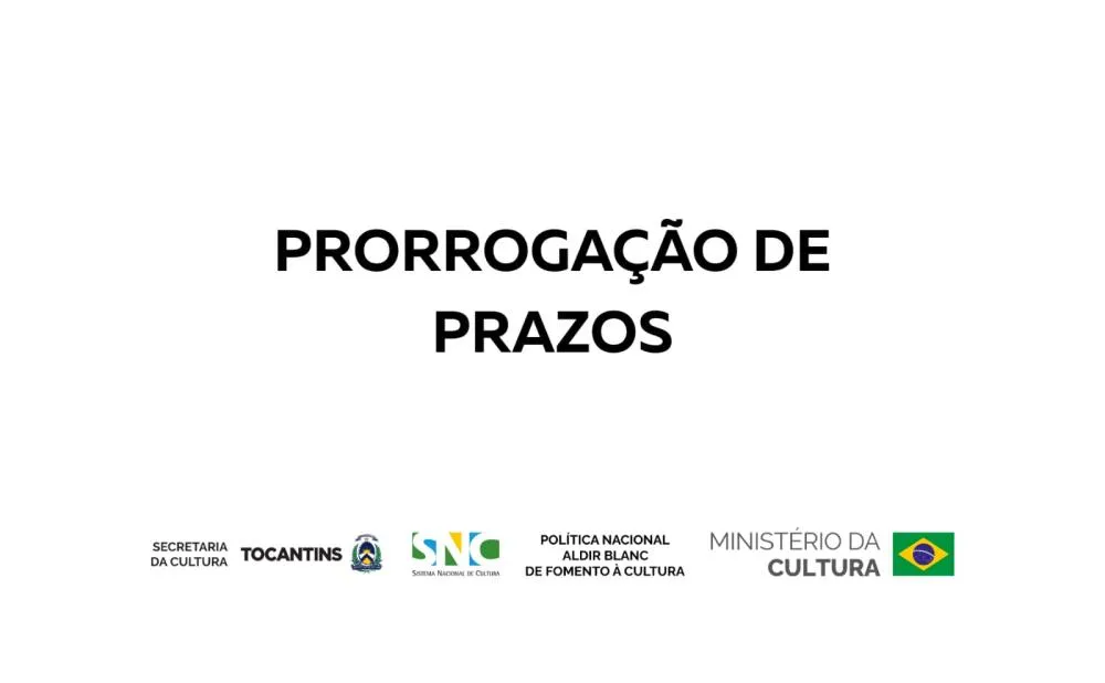 Prazos para inscrições do Ciclo 2 da PNAB Tocantins são prorrogados
