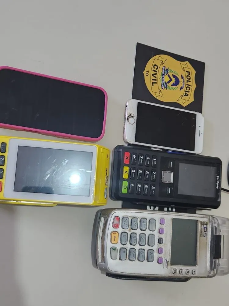 Polícia Civil prende suspeito de estelionato e apreende equipamentos utilizados em golpes contra idosos em Aurora do Tocantins