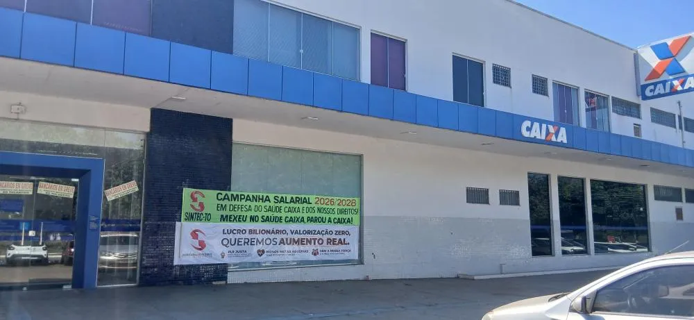 Sede da Caixa Econômica Federal em Palmas na quadra 104 Sul, Foto: Redação | Notícia Tocantins 