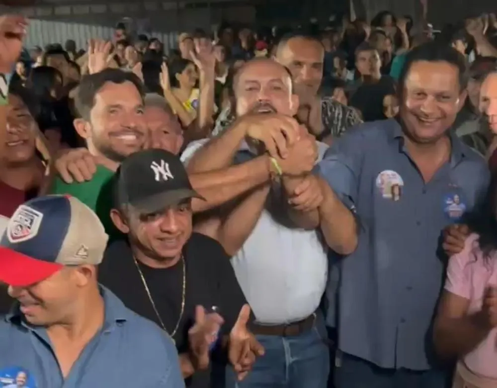 Vinicius Donnover declara apoio a Dida Filgueiras durante reunião; Foto: Reprodução/Redes Sociais