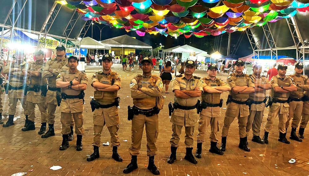 O policiamento ocorreu nas 234 programações de Carnaval