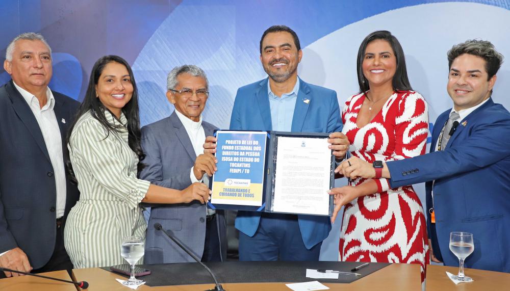 Governador Wanderlei Barbosa firma compromisso histórico ao assinar o PL que cria o Fundo Estadual para os Direitos da Pessoa Idosa