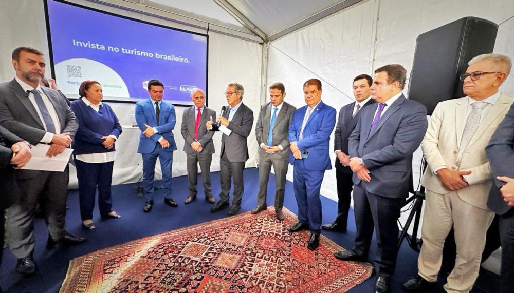 Secretário do Turismo, Hercy Filho, apresentou as potencialidades do Estado aos investidores internacionais, na Embaixada do Brasil em Portugal.