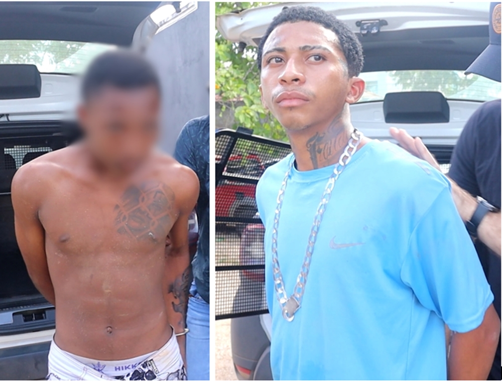 Na delegacia Gabriel Pereira Costa, foi autuado em flagrante por tráfico e associação para o tráfico, já contra o menor foi registrado um boletim circunstanciado de ocorrência - Foto: Alessandro Ferreira / Agência Tocantins