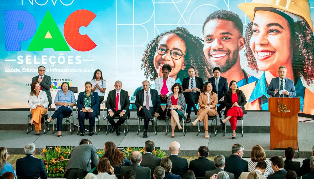 Primeira etapa do Novo PAC autorizou recursos para os projetos de educação, saúde e infraestrutura social inclusivas