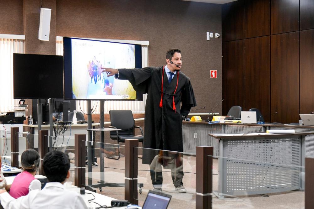 Promotor de Justiça André Henrique Oliveira Leite.