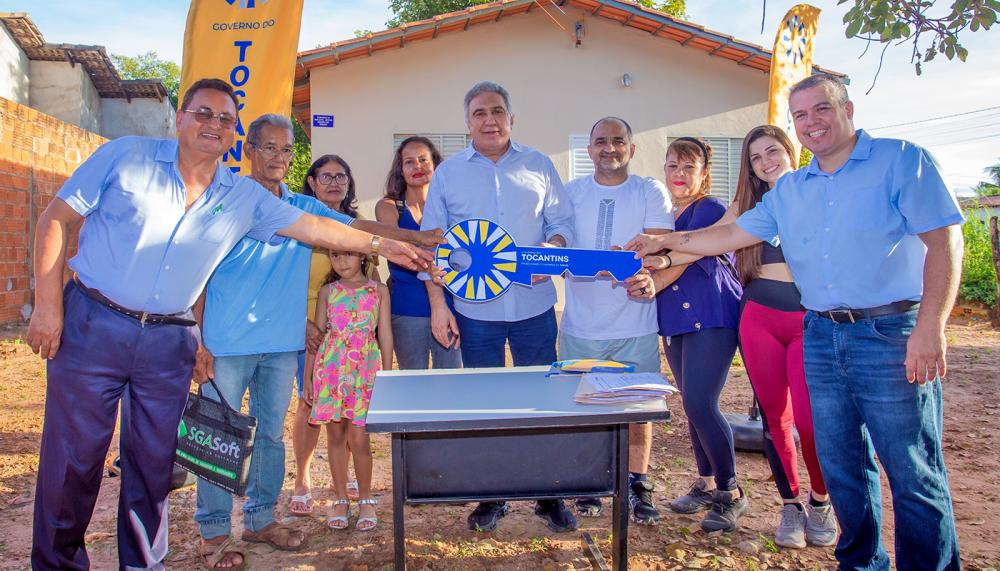Vice-governador Laurez Moreira participa da entrega de unidades habitacionais do programa Pró-Moradia, em Taquari.