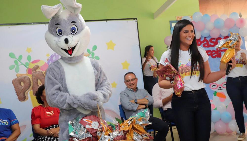  Objetivo do projeto é levar a alegria da Páscoa as crianças que mais precisam. 