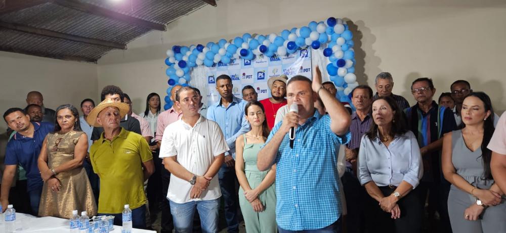 Em seu discurso Neto Aires afirmou lutar pelo desenvolvimento que Ipueiras necessita, Foto- Agência Ponto86 Brasil.