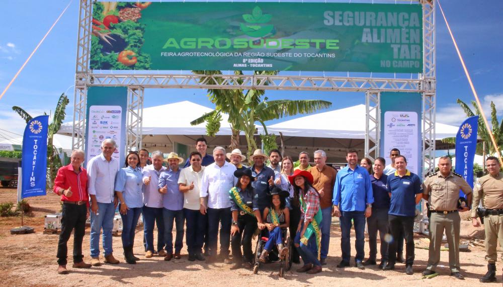 Vice-governador Laurez Moreira e equipe do Governo abrem oficialmente a 8ª edição da Agrosudeste.