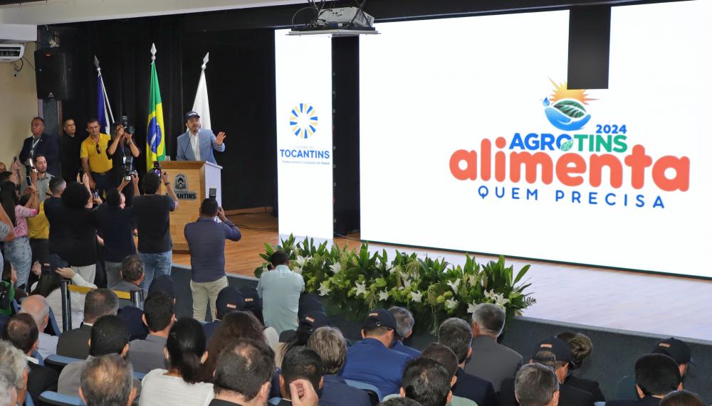Governador Wanderlei Barbosa lançou oficialmente a Agrotins 2024, destacando o compromisso com o meio ambiente 