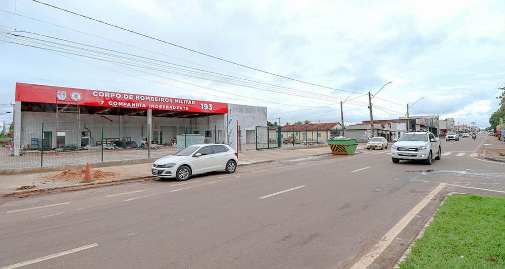 Sede da 7ª Companhia Independente Bombeiros Militar, em Guaraí, que vai atender dezenas de cidades na região centro-norte do Tocantins.