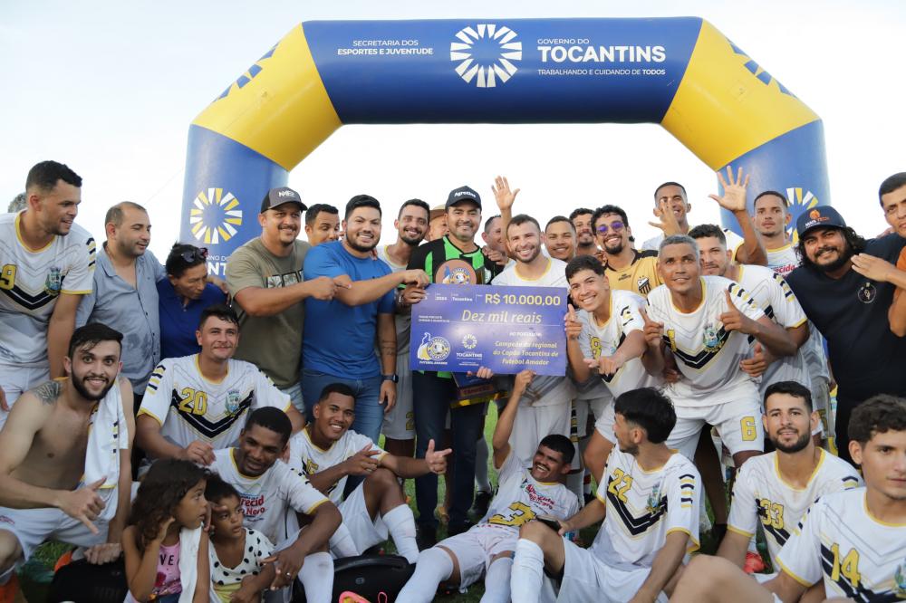 Governador Wanderlei Barbosa premia os campeões do Copão Jalapão e destaca que uma das missões do Governo do Tocantins é fomentar todas as modalidades esportivas