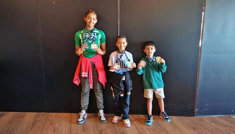 Crianças de Araguaína conquistam seis medalhas em campeonato sul-.americano