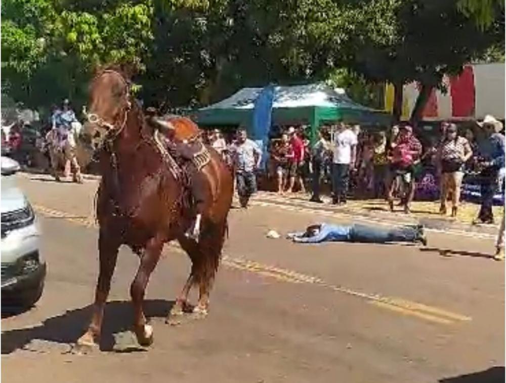 Momento do Acidente, Foto Enviada por internauta.