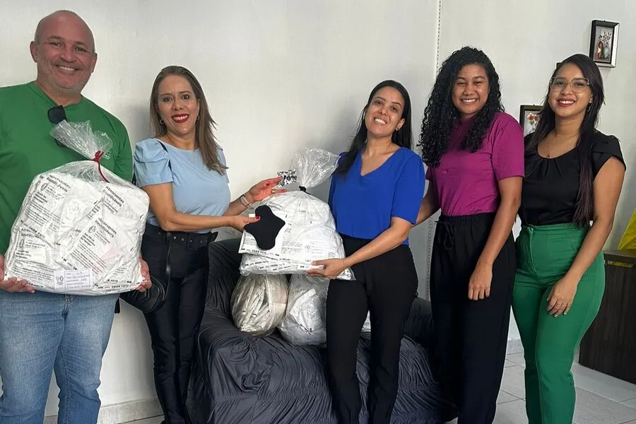 Secretaria de Assistência Social de Porto Nacional doou 600 absorventes de tecido reutilizáveis.