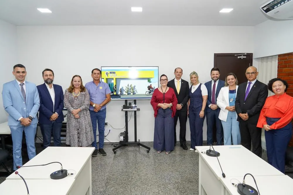  Assinatura termo de cooperação “Justiça Bem Aqui” .