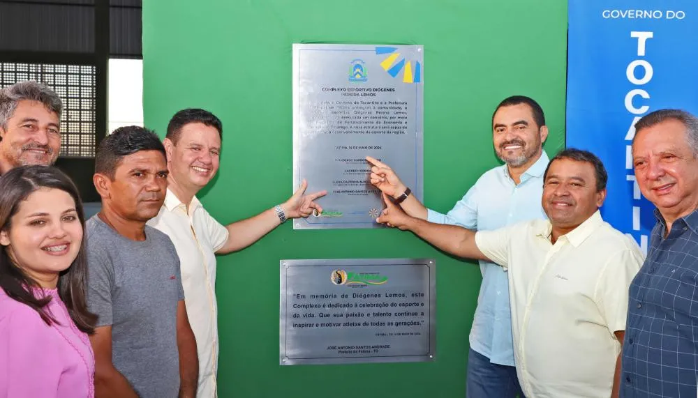 Governador Wanderlei Barbosa entrega obras do Complexo Esportivo Diógenes Pereira Lemos, em Fátima 