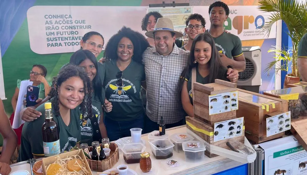 Apicultura foi destaque no estande com um projeto promissor