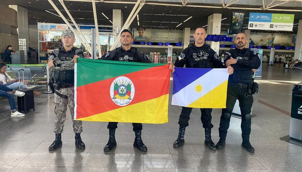 Policiais penais do Tocantins, empenhados na Força Penal Nacional, atuam em ações humanitárias no Rio Grande do Sul