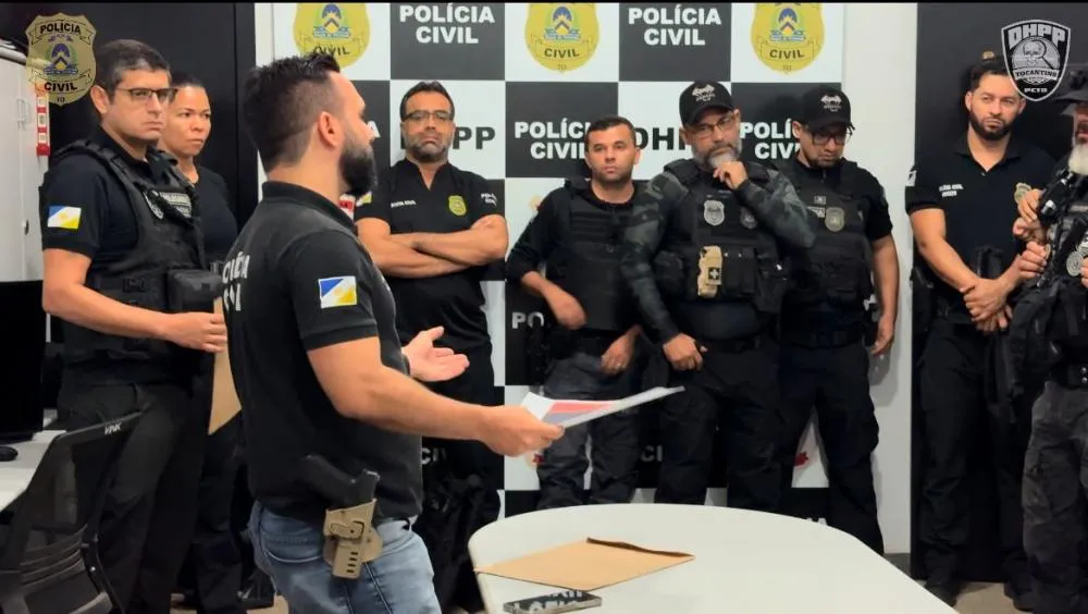 DHPP - Palmas deu cumprimento a mandado de prisão contra o dono de um ferro velho que é suspeito de matar Leonan Fernandes Alves com um tiro na cabeça.