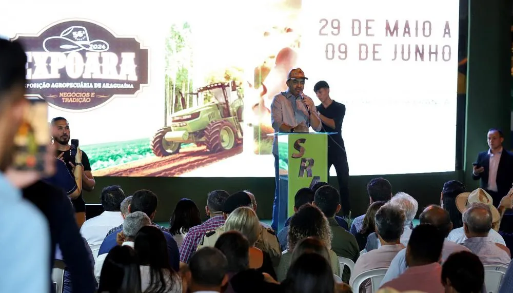 Na abertura oficial da Expoara, o governador Wanderlei Barbosa destacou o compromisso da gestão com o setor agropecuário e a promoção de um ambiente de negócios seguro e sustentável