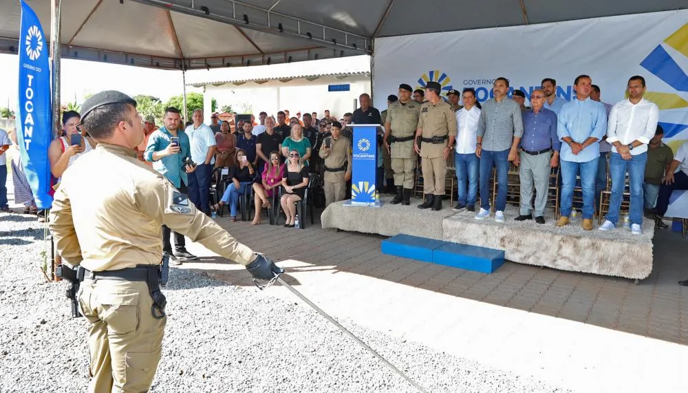 Em Araguaína, governador Wanderlei Barbosa inaugura Comando Regional de Policiamento e Base da Força Tática para atenderem mais de 40 municípios 