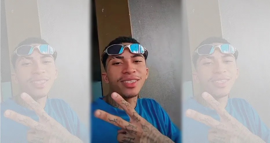 Gabriel vulgo "Fronteira" se intulava como membro de organização criminosa , ele morreu no HGP após ser baleado, Foto- Redes Sociais.