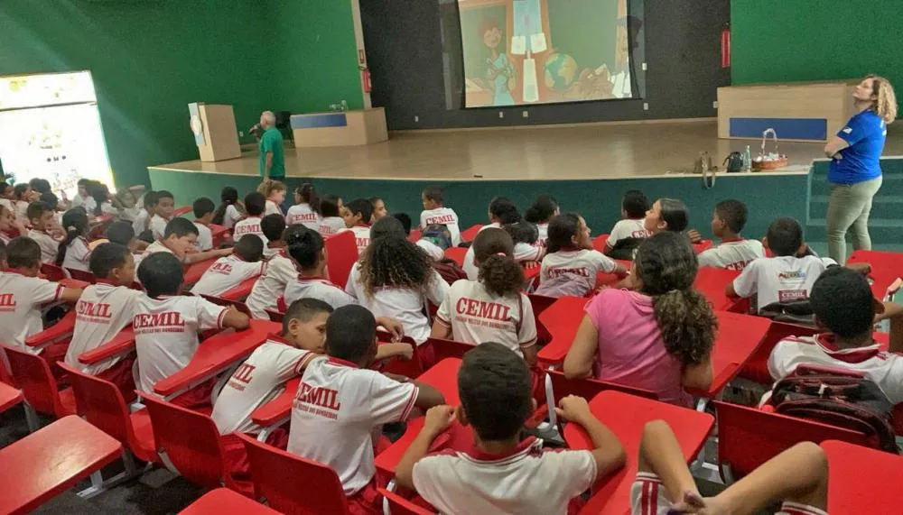 Palestras foram ministradas para os estudantes dos 4° anos da Escola Municipal de Tempo Integral Margarida Lemos Gonçalves, na região sul de Palmas
