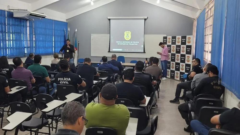 Participam do curso 36 alunos do Tocantins e um do Amapá, totalizando 37 discentes entre delegados, agentes e escrivães 