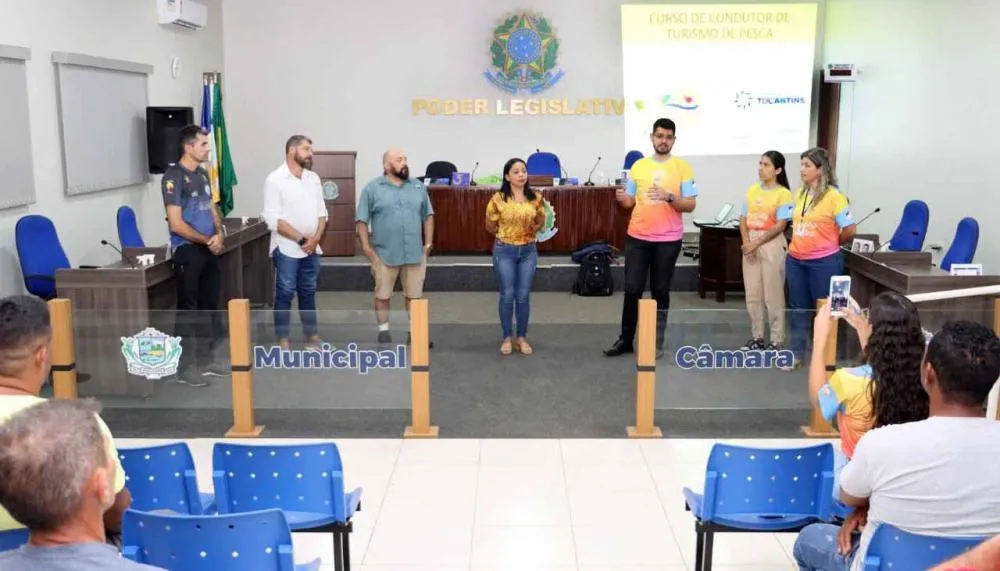 Condutores de pesca esportiva de Araguacema recebem capacitação profissional