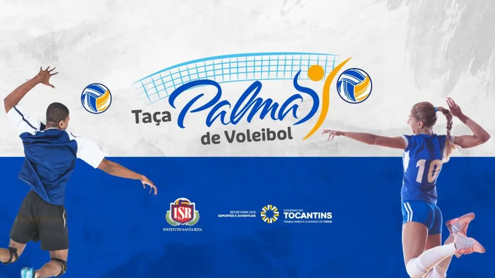 Primeira edição da Taça Palmas de Voleibol ocorre nos dias 22 e 23 de junho.