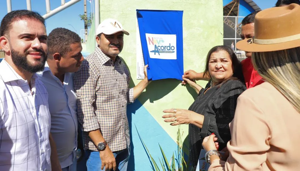 Governador Wanderlei Barbosa realiza a entrega de obras de pavimentação asfáltica no município de Novo Acordo.