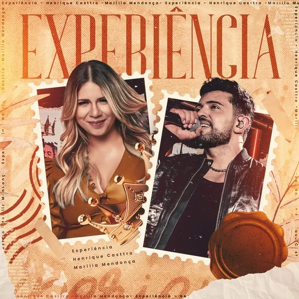 Capa de ‘Experiência’, single de Henrique Casttro com Marília Mendonça, Foto-Divulgação.